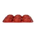 Rose Flower Silicone Mold 6 Cavity. 