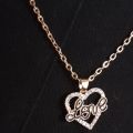 Jewelry for Women Love Heart Birthstone Necklaces Gifts for Her Necklaces for Women I Love You Necklace Girlfriend Wife Birthday Gifts for Wife Women Mom Anniversary Christmas Valentines Mother's Day. 