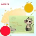 100pcs Portable Oil Blotting Rice Sheets Facial Oil-Absorbing Paper Pack Oil Control Face Skin Care Product For Men Women. 