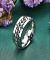 PACK OF 2 Silver Stainless Steel Ring For Men. 