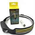 Headlamp COBA CB-689-3 rechargeable with motion sensor and red light. 
