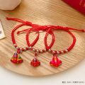 Dragon Boat Festival colorful rope decoration hand-woven bracelet baby finished five-color thread bracelet children's pendant red rope. 