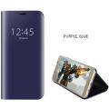 Smart Mirror Flip Phone Case For Apple iPhone X View PU Leather Stand Protective Cover. 