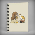 Notebook - Cute Character Cover for Girls University and College Subjects Printicious CG0013. 