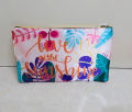 Quotes and Floral Patterns Flat pouches for GIRLS - Digitally Printed Pencil Cases for boys and girls. 