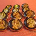 Golden Metal Brass Blazer Buttons Set. 