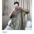 【M-5XL Korean Unisex T-shirt Oversized shirt Fashion Printed Short Crew neck sleeve Oversized Tshirt oversized shirt for men Couple shirt for men casual top hip hop streetwear. 