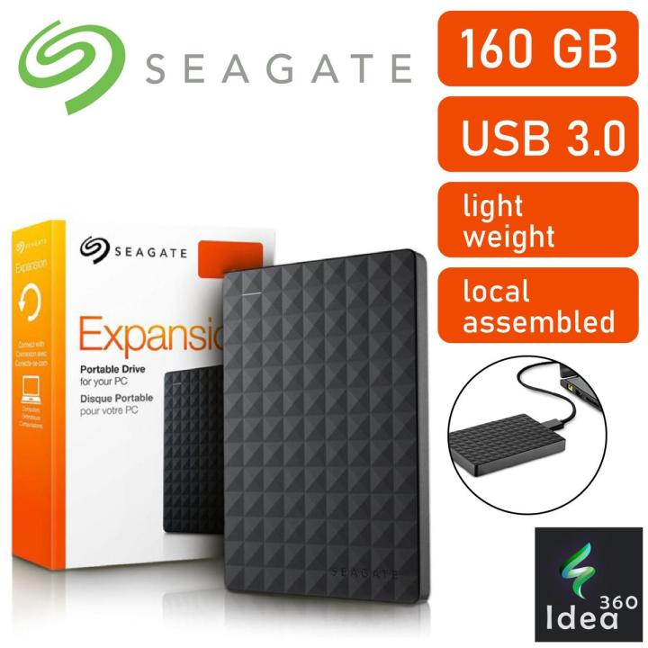 160 GB Portable Hard Drive External 160GB Hard Disk USB 3.0
