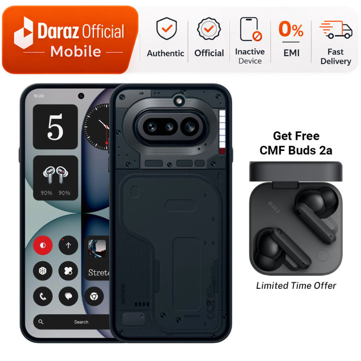 Nothing 4a 12GB / 256GB- Get Free CMF Buds 2A