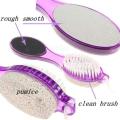 4 in 1 Pedicure Tool Foot Scrubber Brush Foot File With Pedicure And Manicure Brush. 