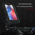 Motorcycle Phone Holder Waterproof - Phone Holder for Mountain Bike, Scooter, Ebike, Mtb 360° Adjustable, 6" up to 7" Mobile Holder for Cycling. 