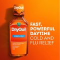 Vickss DayQuil Daytime Cold, Cough and Flu Liquid Medicine, Over-the-Counter Medicine, 355ml in Pakistan. 