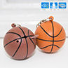 Basketball Pendant Keychain with LED Light Sound Key Ring Holder Hanging Decor. 