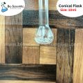 Volumetric Flask, 10ml – Clear-Fitted with Polypropylene Stopper - Class A, Tolerance ±0.10 ml - White Graduation Mark - Borosilicate Glass –NORMAX. 