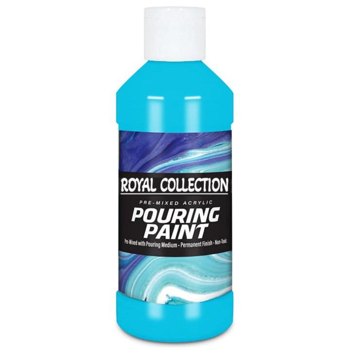 Royal Collection Pigments - Acrylic Paint - Sky Blue Paint 120ml Bottle