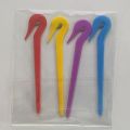 2Pcs Hair Band Cutters Disposable Elastic Rubber Band Remover Picks For Women-blue purple. 