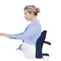 FixOrtho BackCare Foam Cushion For Office Chair & Car Seat with MASSAGE BUBBLES Support - Upper & Lower Lumbar Support. 