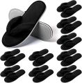 Hyper Hawk: Premium Quality Anti Slip Soft Cotton Slippers For Men and Women , Cotton Spa Slippers for Girls and Boys, House Slippers In Black. 