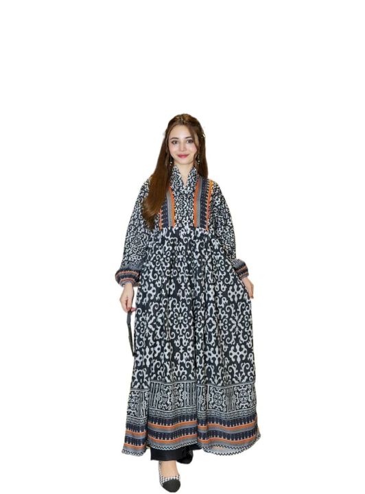 New%20Summer%20arrival%20Digital%20printed%20Swiss%20Lawn%20Maxi%20%201piece%20For%20Women's%20Fashion%20Party%20Wear%20Casual%20Wear%20Picnic%20Wear%20-%20Image%202