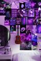 Pack of 50 Purple Wall Collage Kit - Aesthetic Bedroom Decor. 