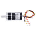 Gear Motor Aluum DC Brushless Speed Reduction Electric Gearbox Motor 24V 1411RPM. 