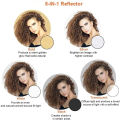 in 1 Round Photography Reflector Diffuser Kit with Bag - Portable Collapsible Light Reflectors Sheet for Studio Photo Camera Lighting. 