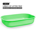 PawComfortm Cat Litter Tray with Scoop - Ideal size for adult cats - Available in Pink, purple, Blue ,Yellow Black Green. 