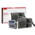 KBroad KTF-1652S And 1653S FULLBAND RADIO with Dual Solar Panel, Emergency Light. Powerful  Sound Bluetooth,USB & TF Card, Player.. 