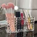Cosmetic Makeup Organizer Transparent Acrylic Lipstick Holder Display Stand Nail Polish Eyebrow Pencil Storage Box Toothbrush Holder Stationary Holder. 