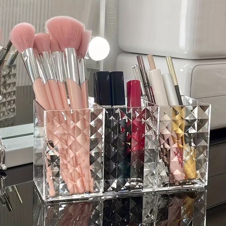 Cosmetic%20Makeup%20Organizer%20Transparent%20Acrylic%20Lipstick%20Holder%20Display%20Stand%20Nail%20Polish%20Eyebrow%20Pencil%20Storage%20Box%20Toothbrush%20Holder%20Stationary%20Holder%20-%20Image%2010