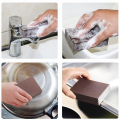 Sponge Magic Eraser descaling emery cleaning brush silicone carbide descaling brush stop top pot kitchen tools. 
