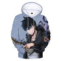 New Solo Leveling Sung Jin Woo 3D Printed Hoodies Hot Korean Sung Jin Woo Sweatshirts Men's O-Neck Oversized Hoodies 2XS-5XL. 