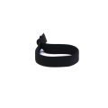 Knotted Mens Hair Ties For Men 5 pcs Wide Black No damage Crease Breakage Men with Long Hair For Buns Curly Thick Elastic Hair. 