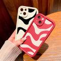 AMORVOR for Redmi K40 Pro Xiaomi Poco F3 MI 11x Back Cover Soft Square Ladder Black Zebra Stripe Silicone Camera Protection Phone Case. 