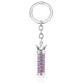 Fashion Barber Shop Pole 3D Barber Pole Chain Pendant Necklace Hip Hop Barber Hairdresser Gothic Necklace Jewelry. 