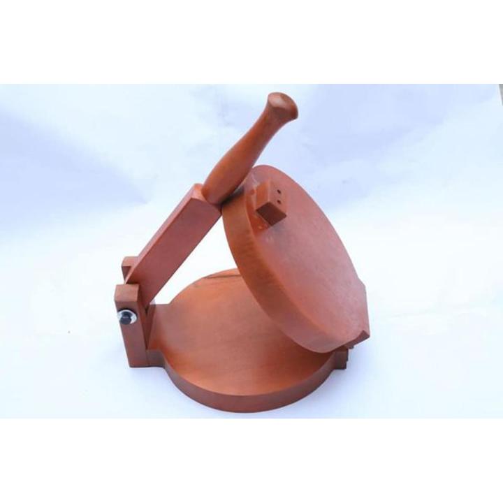 Heavy Wooden Tortilla Press, Tortilla Maker, Wooden Roti Maker, Puri Maker