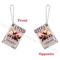 One Piece Anime The Latest Four Emperors'Reward Wanted Order Double Sided Pattern Limited Acrylic Pendant Ornament Kids Gifts. 