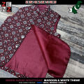 Men's Sindhi Ajrak Waistcoat for Adult Males Pakistani Traditional Cultural Wear. 