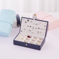 【happy one】Small Jewelry Box Faux PU Jewelry Jewelry Treasure Box for Girls - Arched. 