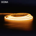 Flexible 4mm Width LED COB Strip Tape Lights for Decor Car DIY Model 480LEDs/m 9 Colors High Density Dimmable 12V 24V Cuttable. 