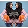 Hijab sport Hijab sport n1ke muslim Veil White And Black volly fitness zumba gym. 