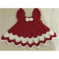 HandMade Crochet Dress Set for Baby Girl. 