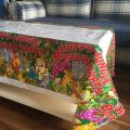 JUNGLE THEME TABLE COVER ( 108 CM X 180 CM ). 