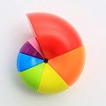 The FanXin Nautilus Cube 3x3 Stickerless multi-colored nautilus shell Rubiks Cube Brain Game challenging puzzle!. 