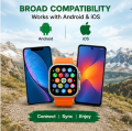 I50 Suit Max 11 in 1 Smart Watch | 2.01" Full Touch Display | Bluetooth Calling | 11 Straps | Fitness & Sports Smartwatch. 