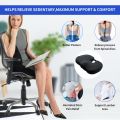 Car Seat Cushions High-Density Pad for Car Driver Seat Office Chair Coccyx Support Hip, Nerve, Sciatica, Sacrum Back Pain Relief Memory Foam Seat Cushion. 