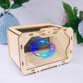 Wooden DIY 3D Holographic Projection Childrens DIY Toys for Exercise Kids. 