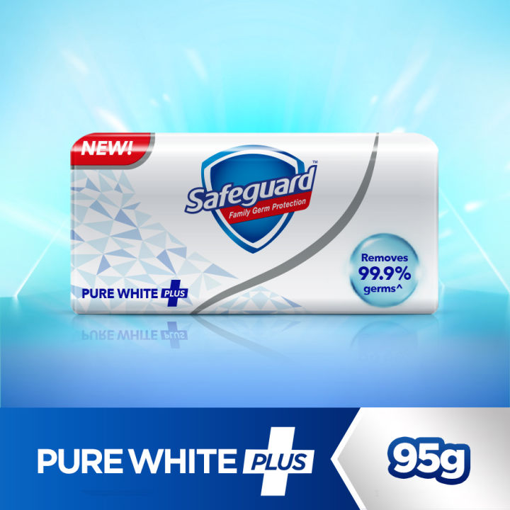 Safeguard Bath Soap Pure White 95gm