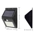 EF 30 LED Solar Light Human Body Induction Wall Light Motion Sensor St Lamp. 