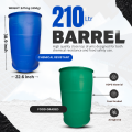 210 litre multipurpose Plastic Drum/ liquid Drum/food grade drum. 